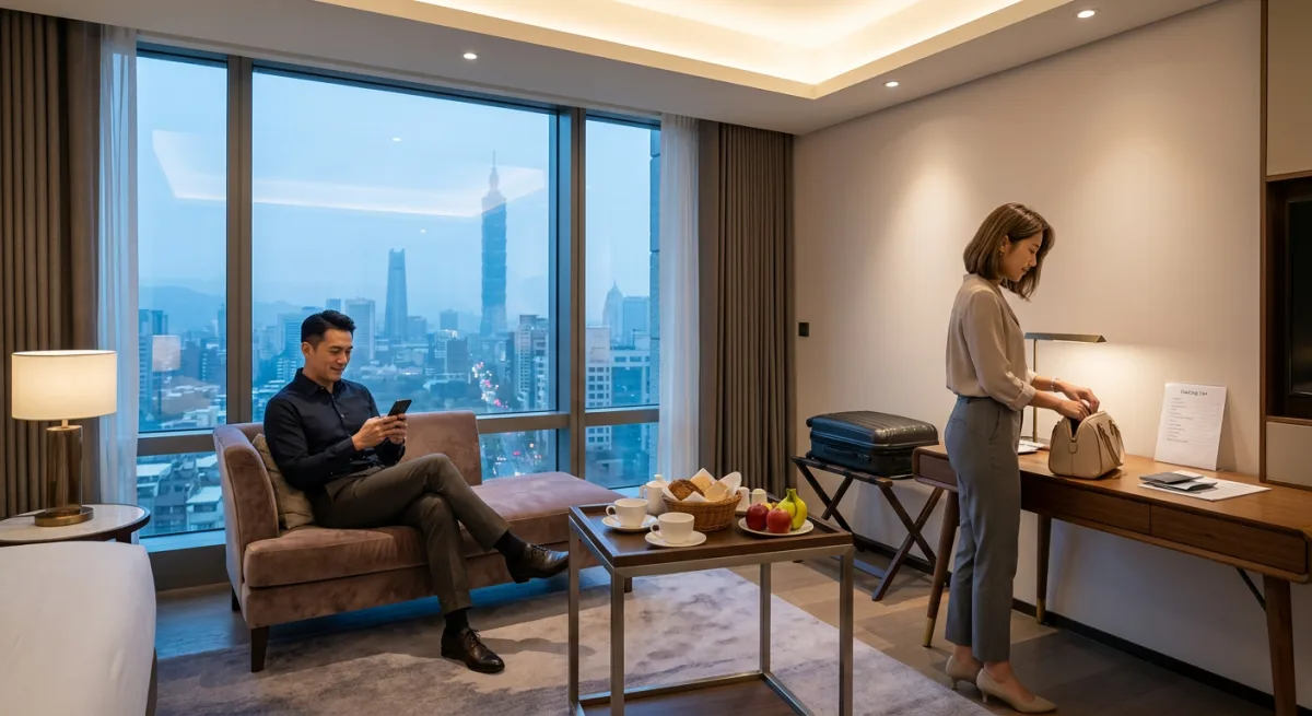 過夜約會前的時間與安全安排示意圖